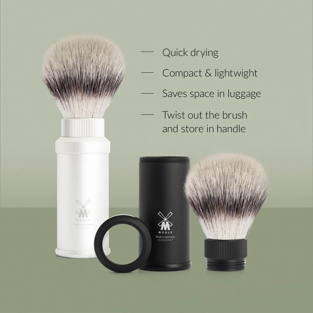 Travel brush Silvertip Fibre®, 21 mm, Glossy