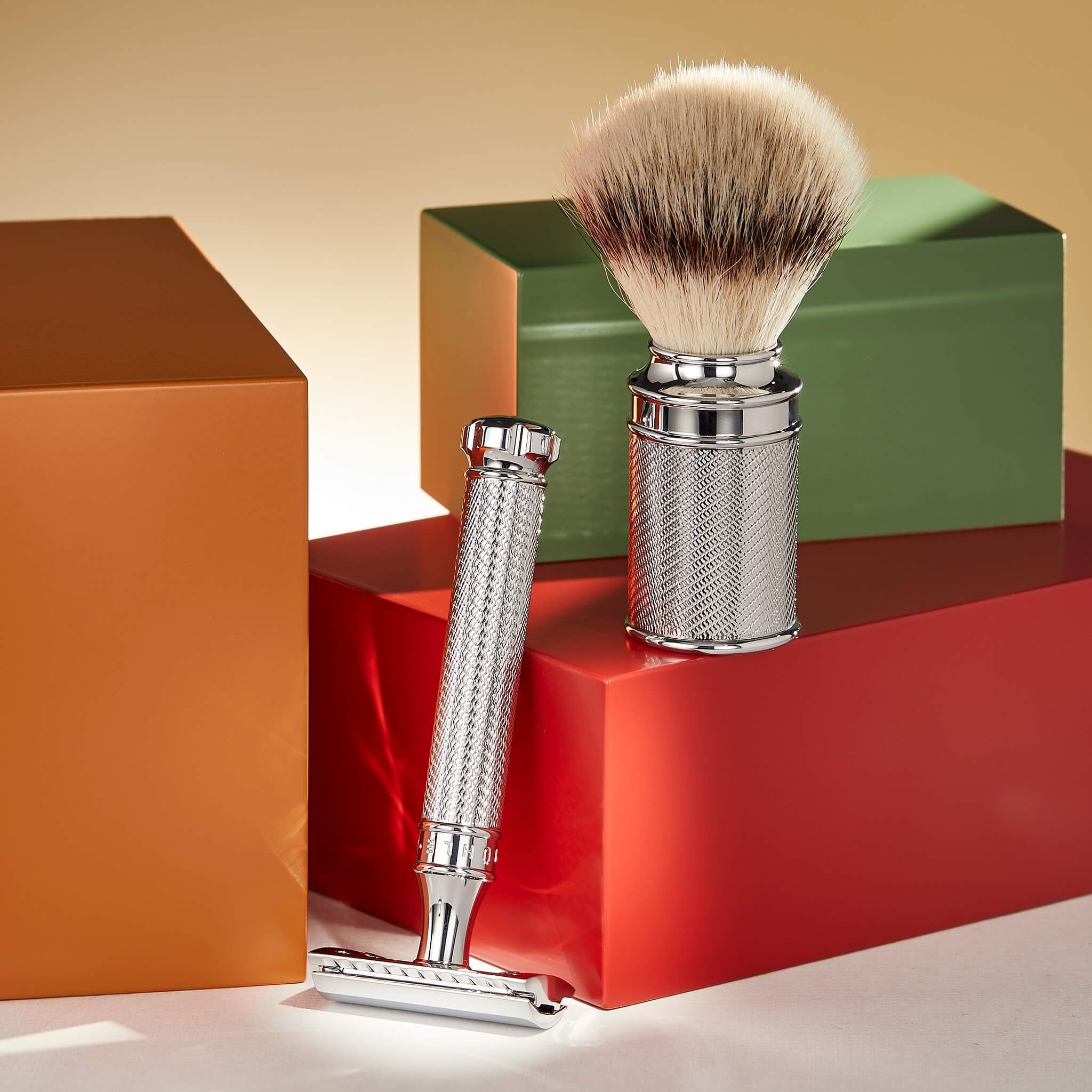 Silvertip Shaving Brush, 21 mm, Traditional, Chrome