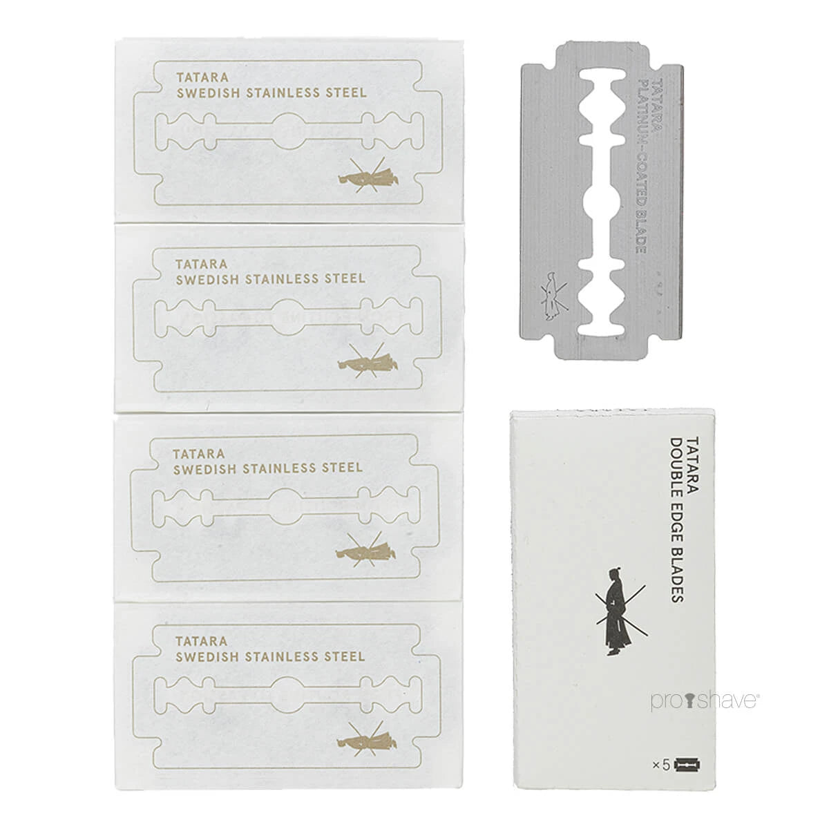 Platinum DE-Barber blades, 1 bar, 20x5 pcs (100 pcs)