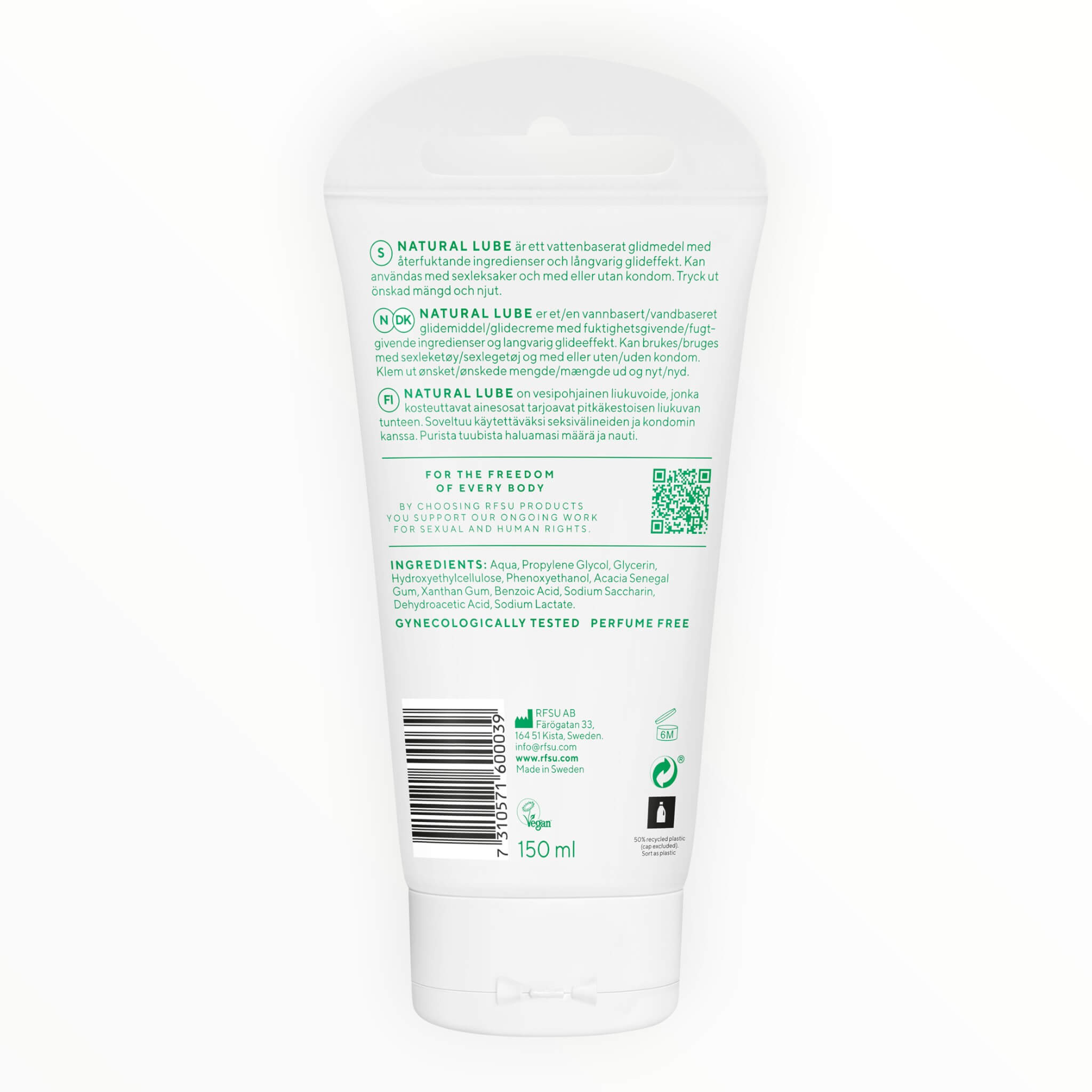 Natural Glide - Lubricant, 150 ml.