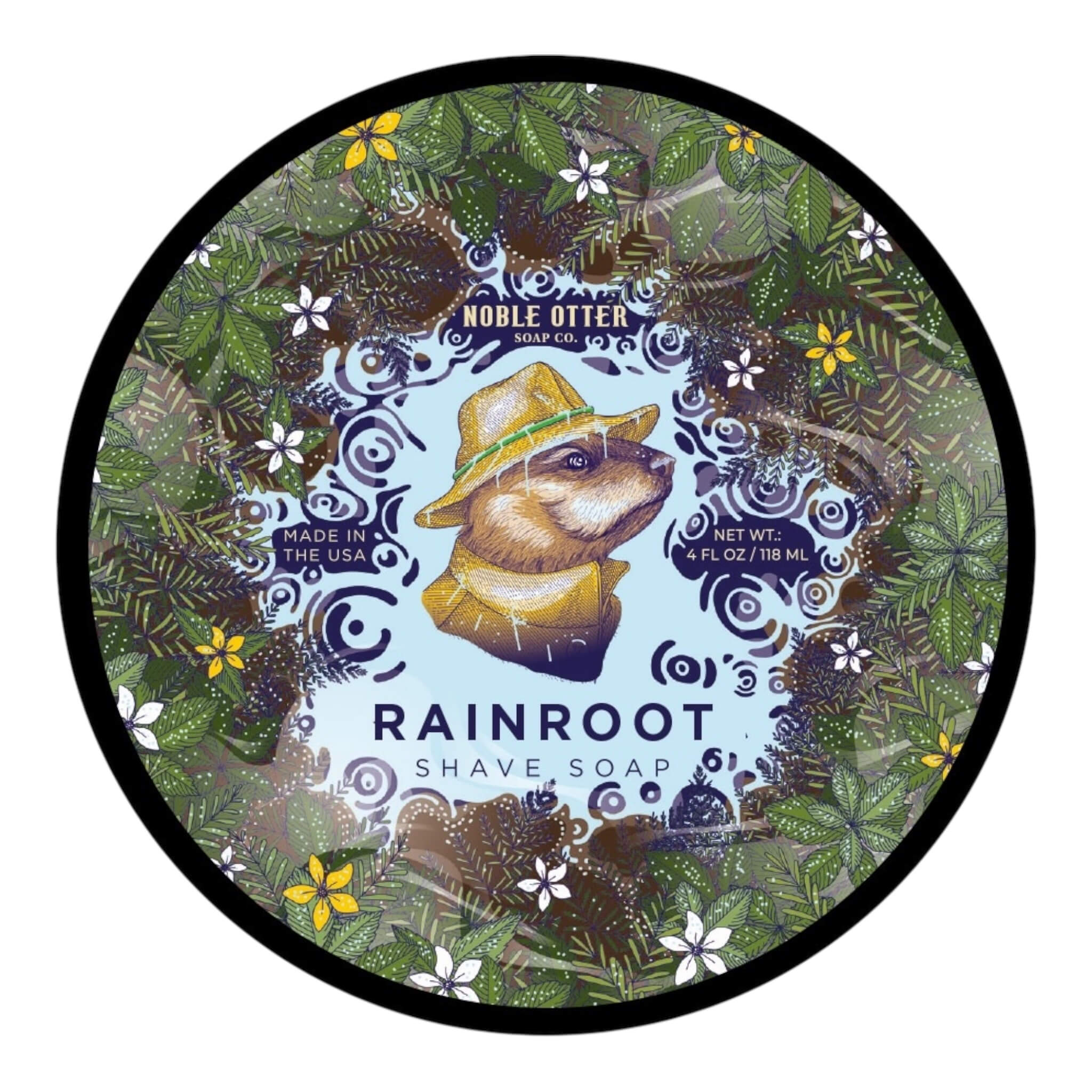 Shaving soap, Rainroot, 118 ml.
