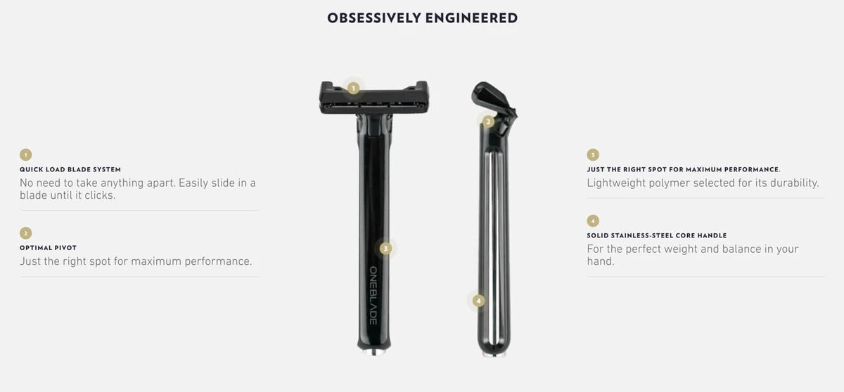 Core Single Edge Shaver, Black