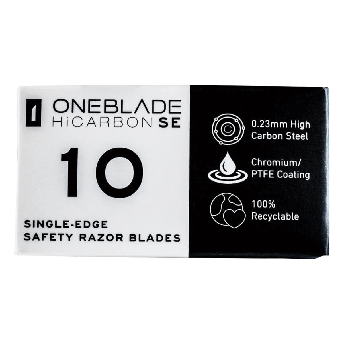 HiCarbon SE Single Edge Razor Blades, 10 pcs.