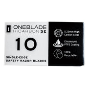 HiCarbon SE Single Edge Razor Blades, 10 pcs.