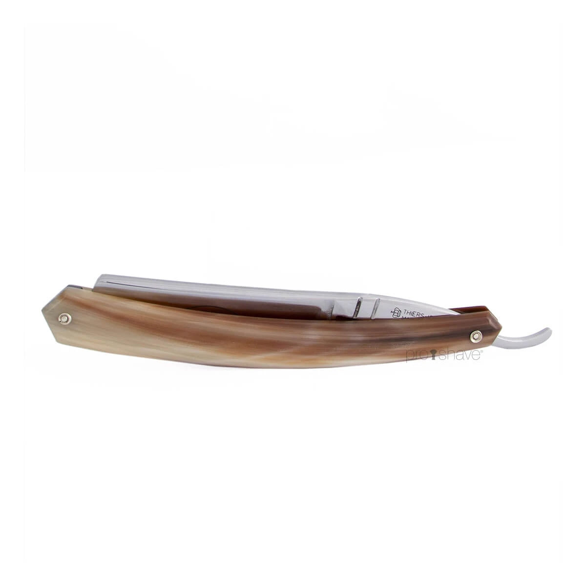 Straight Razor, 6/8 Round Nose, Horn