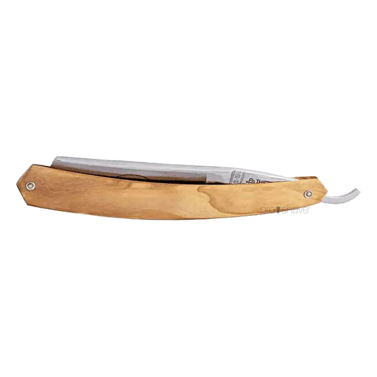 Straight Razor, 5/8 Round Nose, Olive wood
