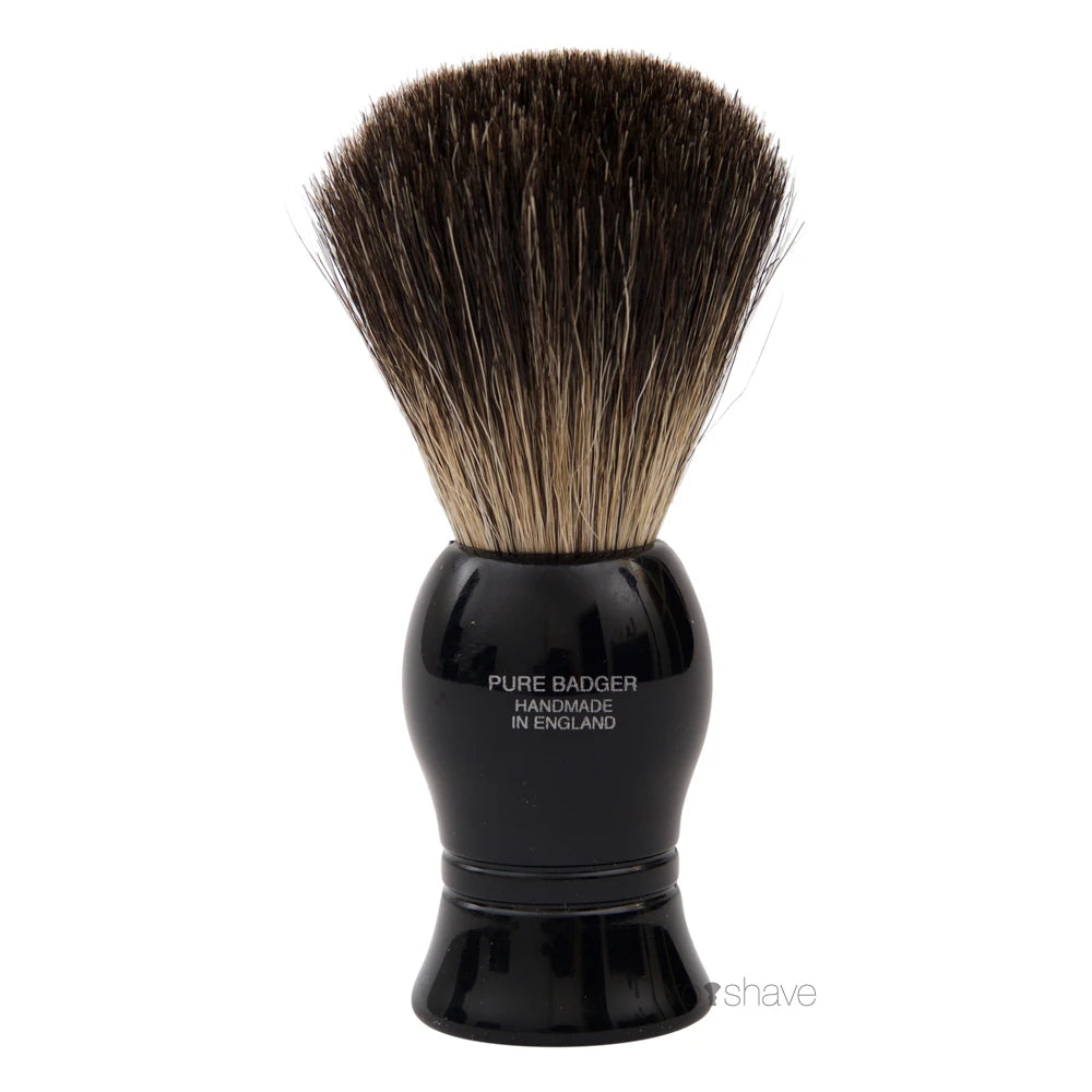 Shaving brush, Pure Badger, Starter, M, Black