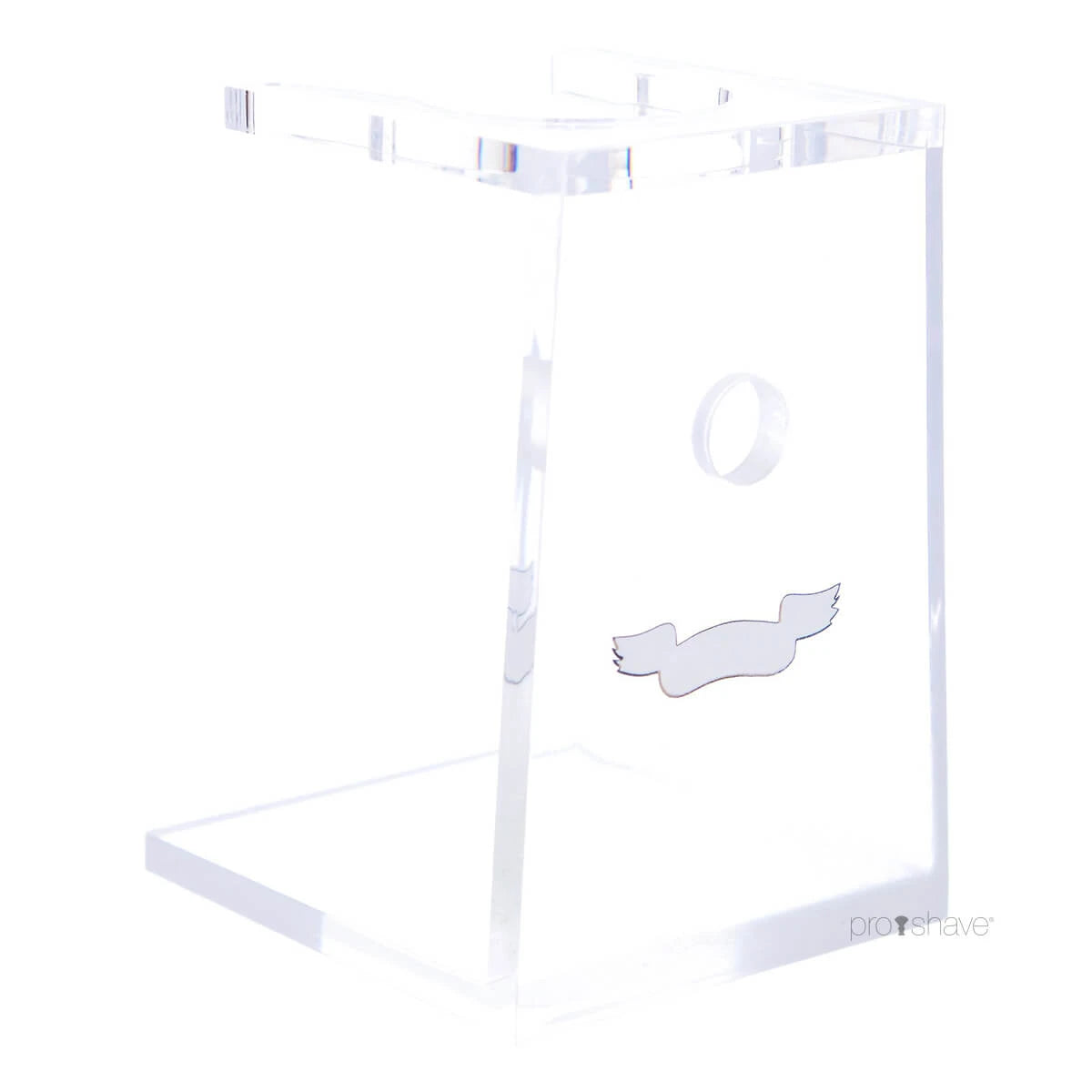 Shaving Brush Holder, Clear, Str. Large