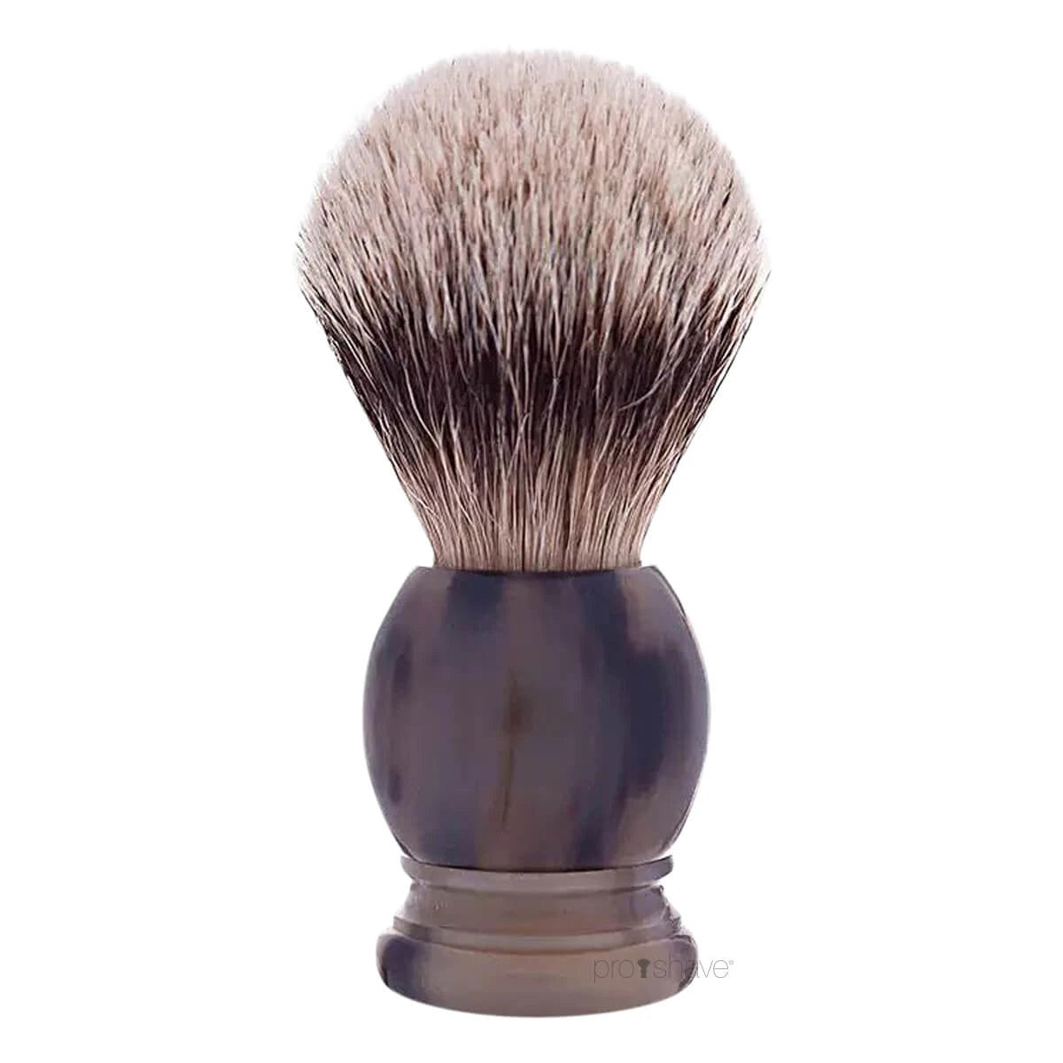 Shaving brush, High Mountain White Badger & Genuine Horn, Original, size 12