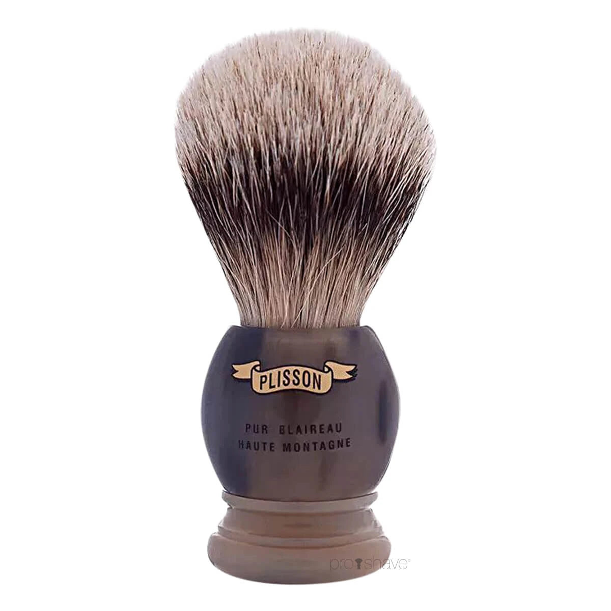 Shaving brush, High Mountain White Badger & Genuine Horn, Original, size 18