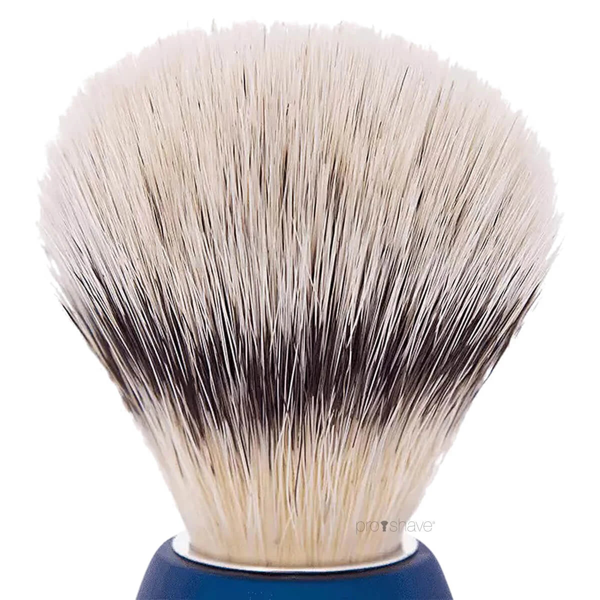 Shaving Brush, High Mountain White Fibre & Night Blue, Essential, size 12