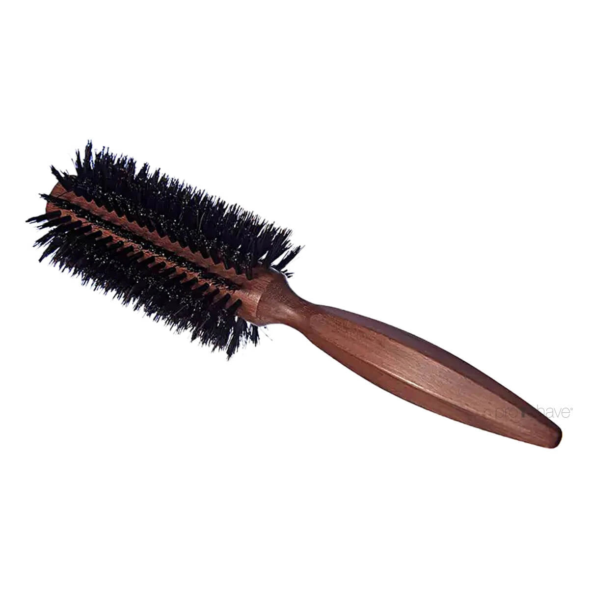 Hair brush, Round, 14 rows, Wild Boar