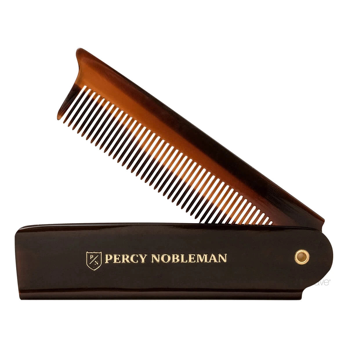 Folding comb for beard and hair