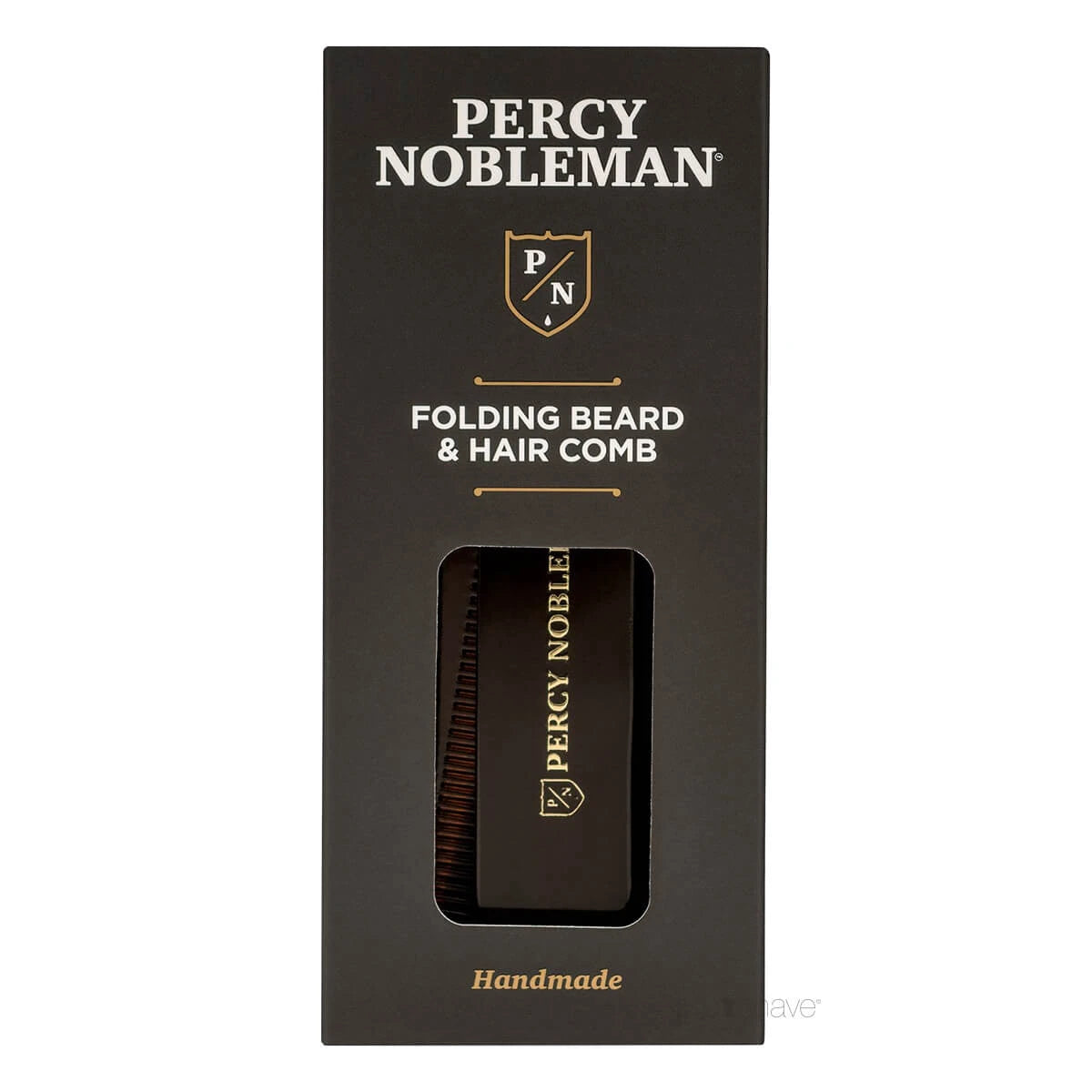 Folding comb for beard and hair