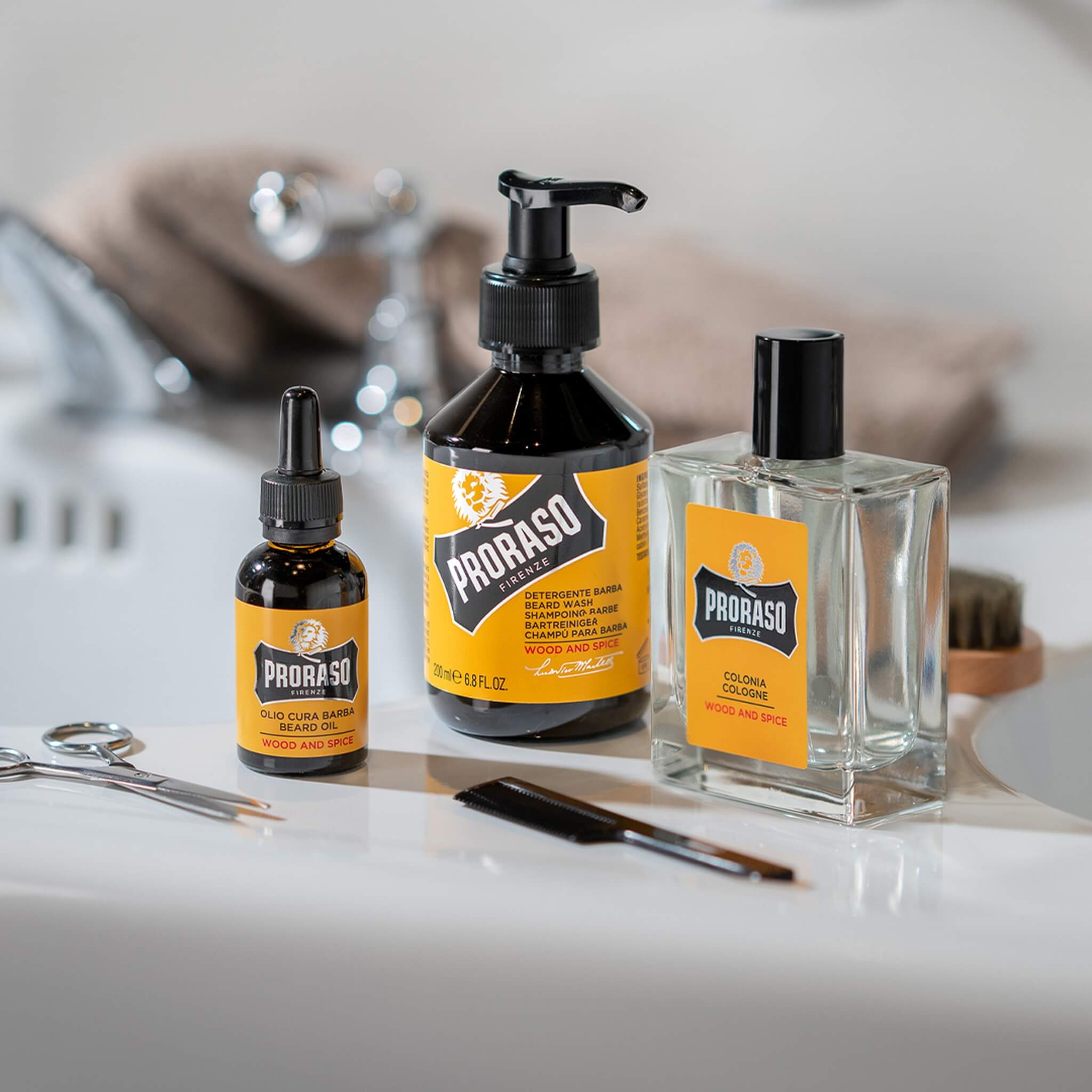 Beard Shampoo, Wood & Spice, 200 ml.