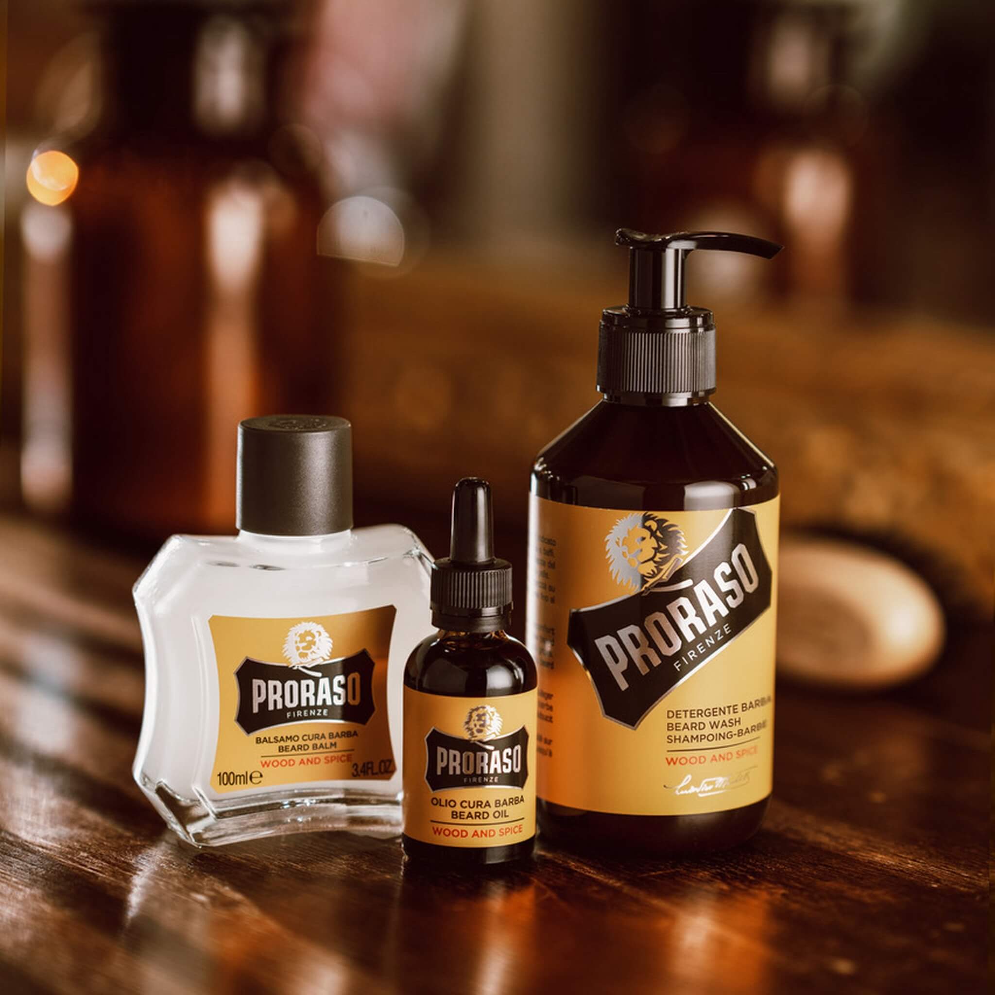 Beard care gift box, Wood & Spice