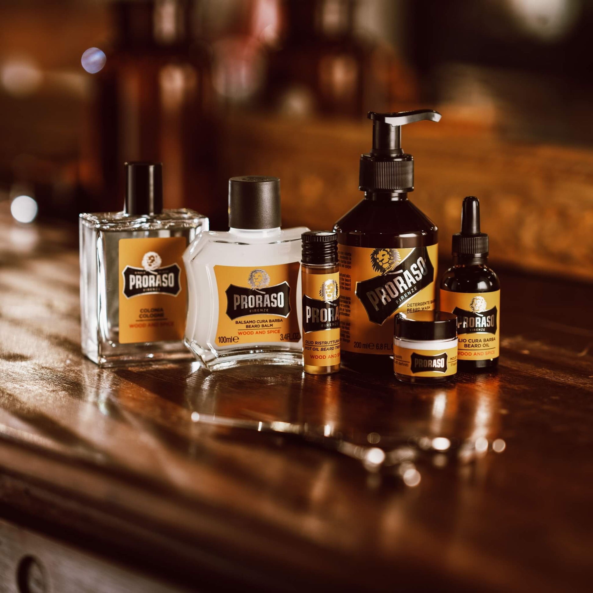 Cologne in 100 ml. in the Wood & Spice series from Proraso  Proshave