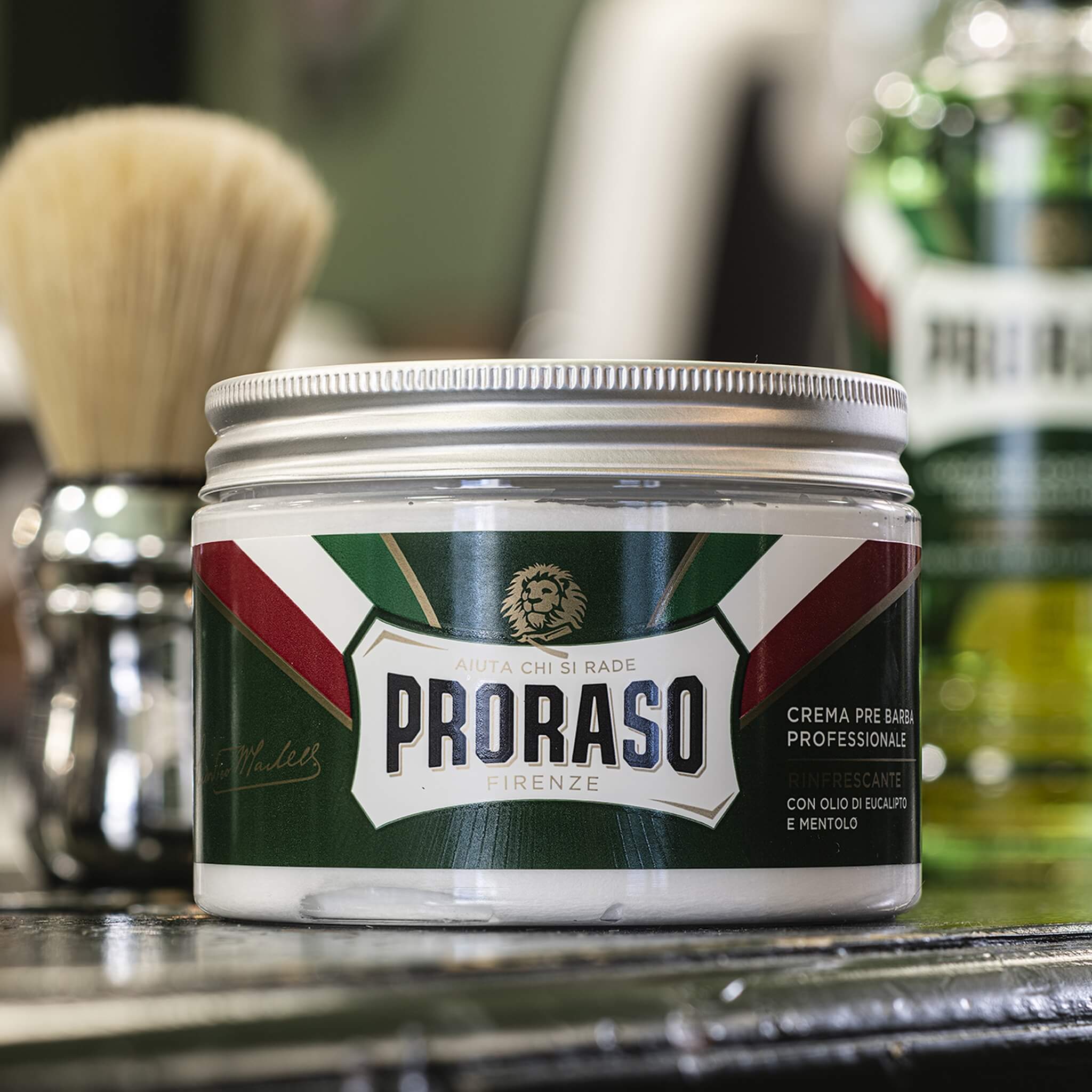 Preshave Cream - Refresh, Eucalyptus & Menthol, 300 ml (Salon)