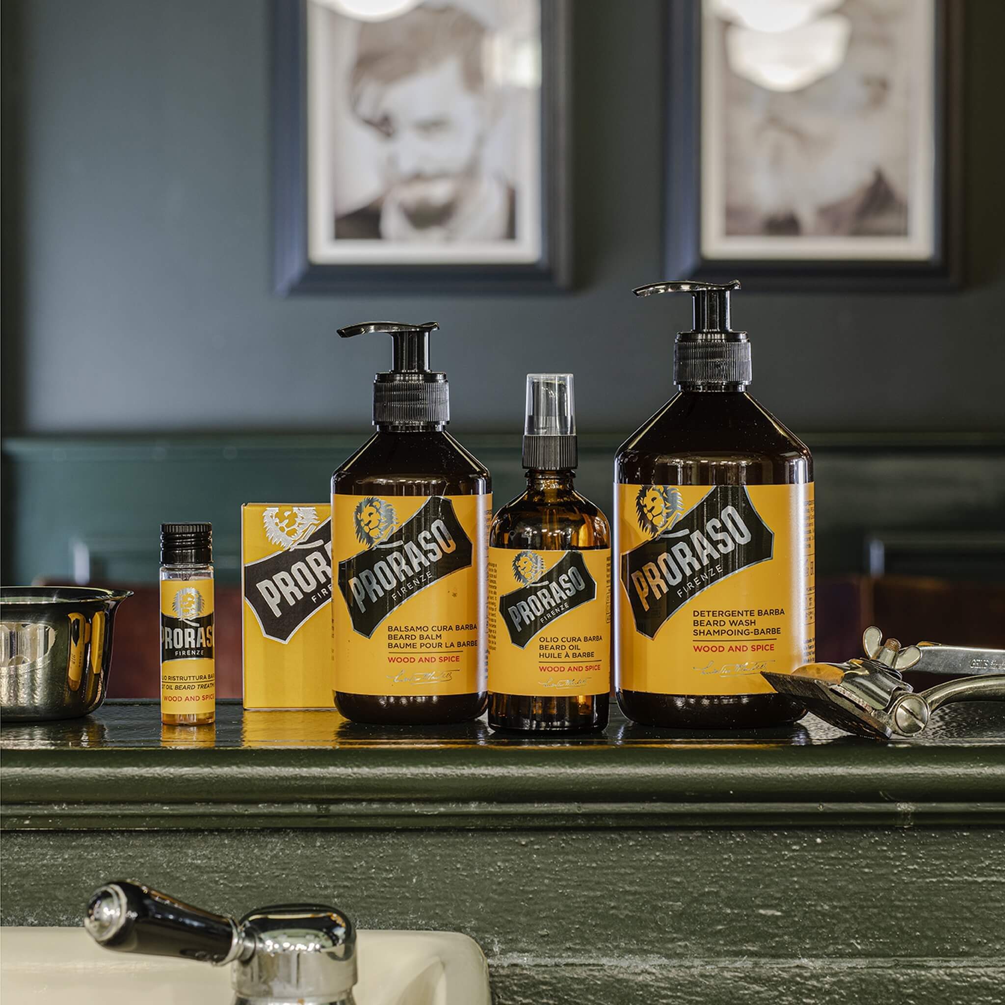 Beard shampoo, Wood & Spice, 500 ml (Salon)
