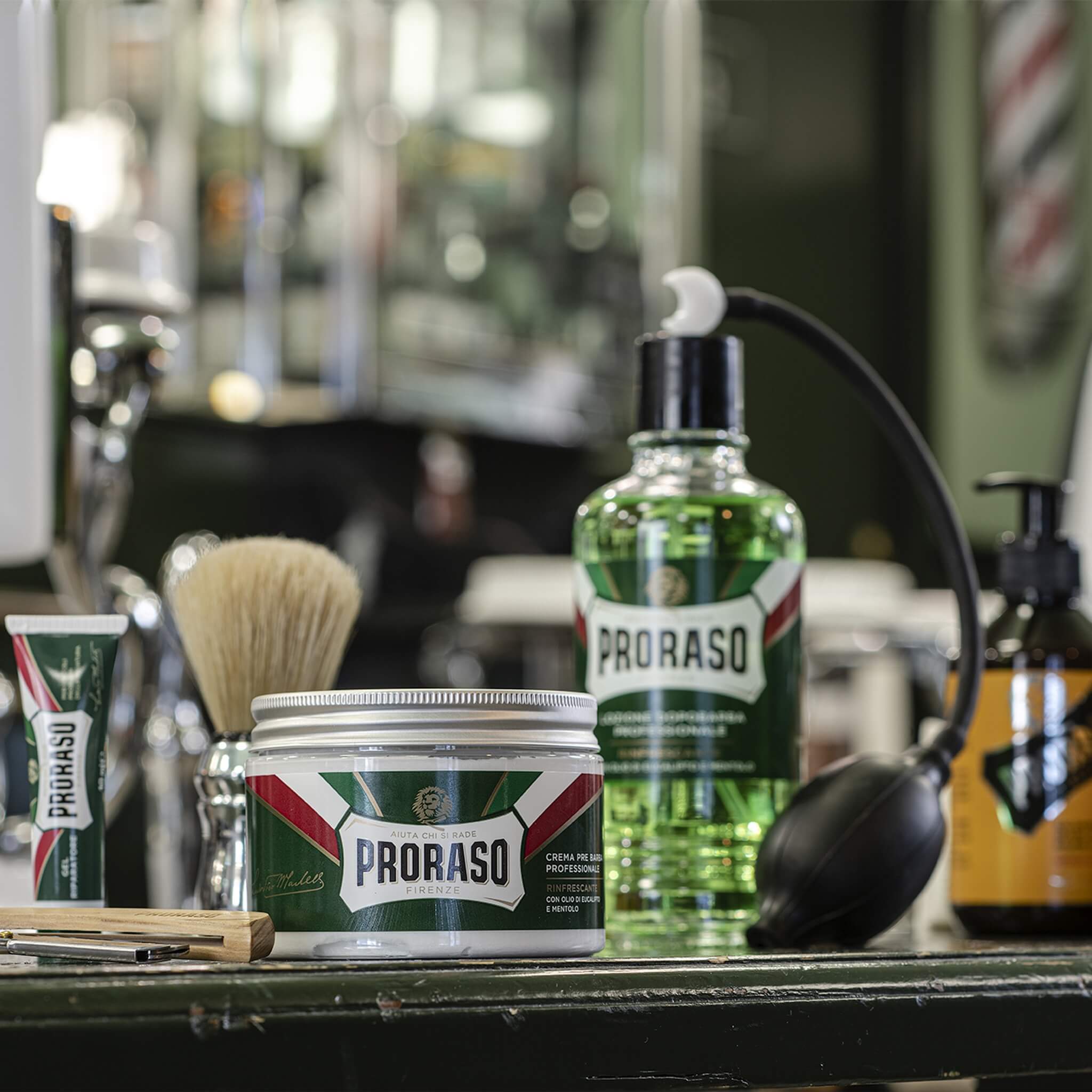 Preshave Cream - Refresh, Eucalyptus & Menthol, 300 ml (Salon)