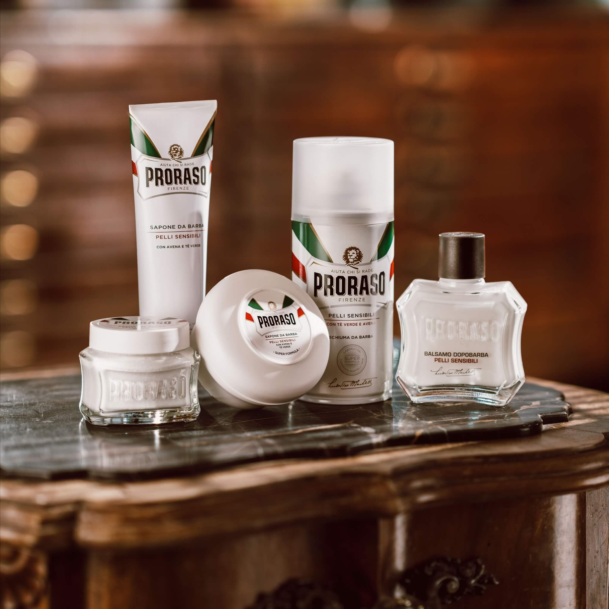 Shaving Cream - Sensitive, Green Tea & Oat, 150 ml.
