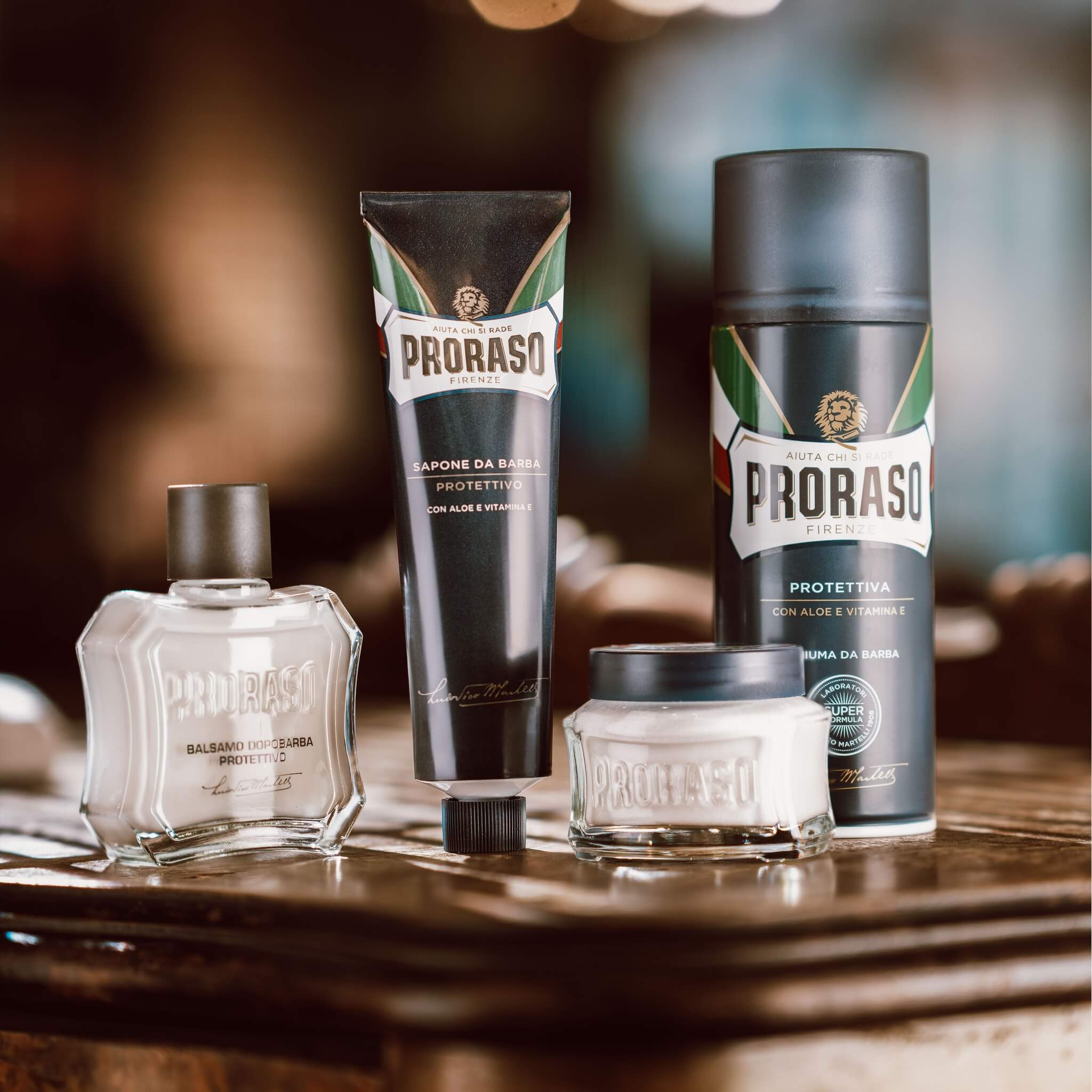 Preshave Cream - Protect, Aloe & Vitamin E, 100 ml.