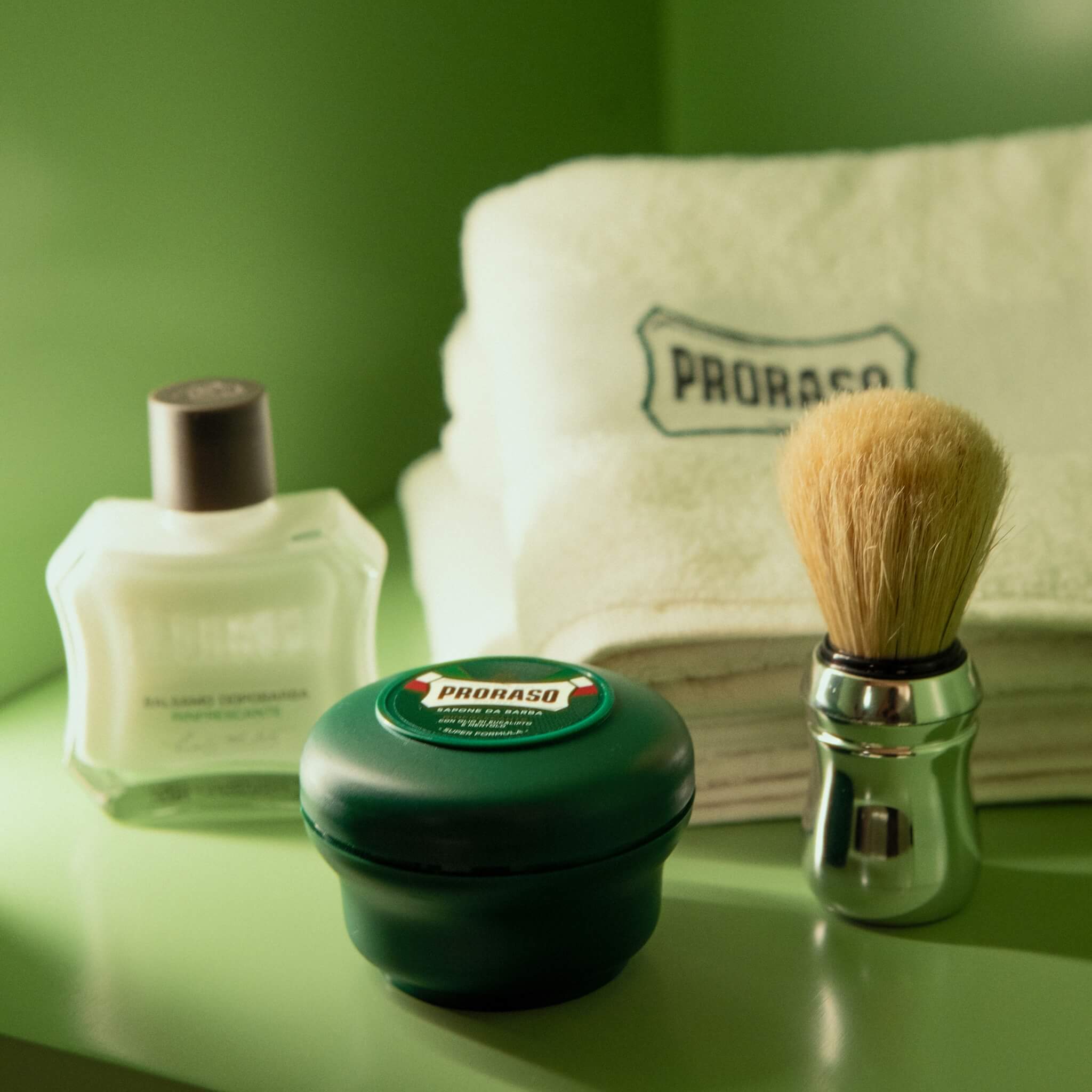 Shaving soap in bowl - Refresh, Eucalyptus & Menthol, 150 ml.