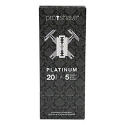 Platinum DE-Barber blades, 1 bar, 20x5 pcs (100 pcs)