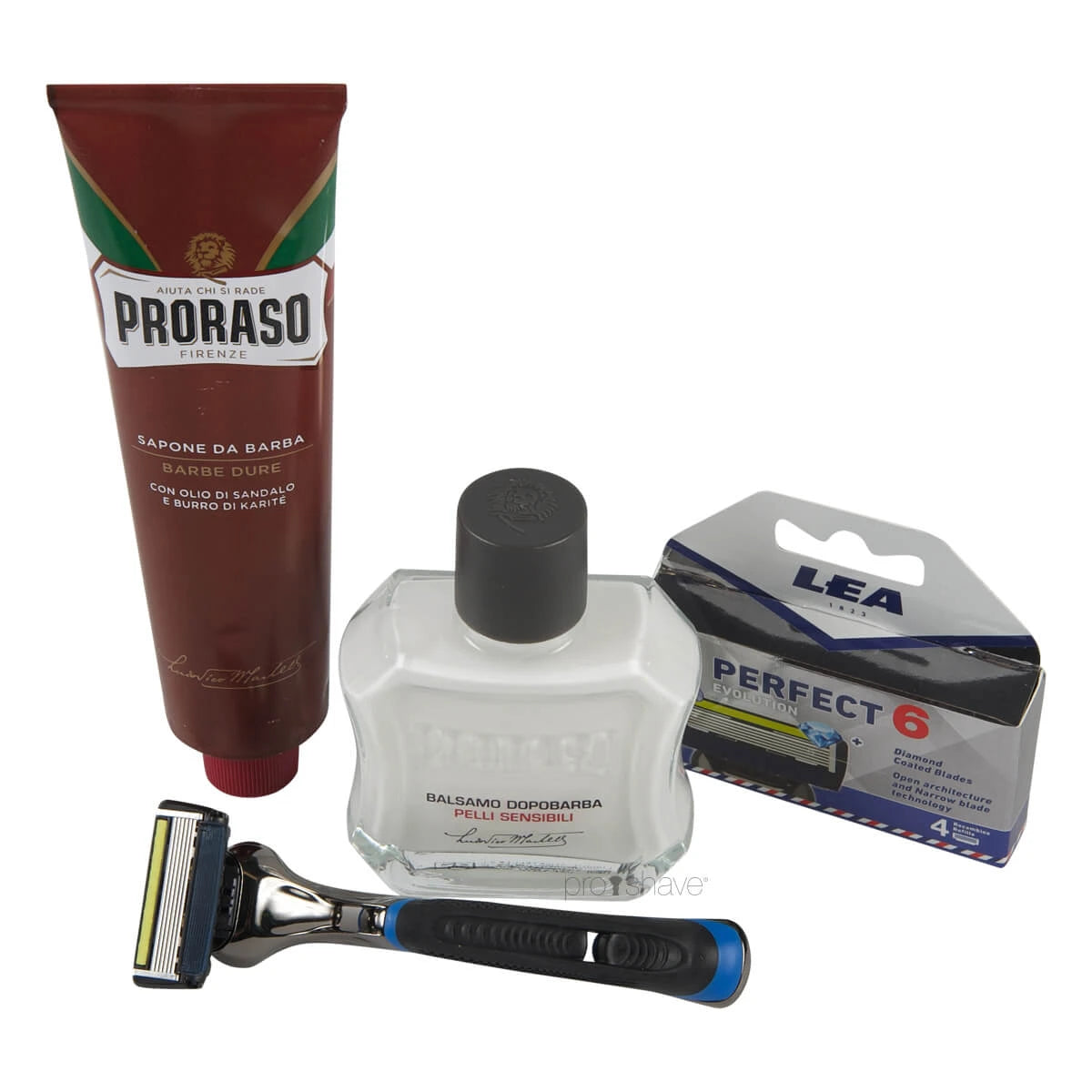 Set for shaving the head