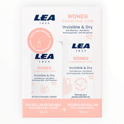 Gift Set with Refillable Roll-On Deodorant + Refill, Invisible & Dry, Women