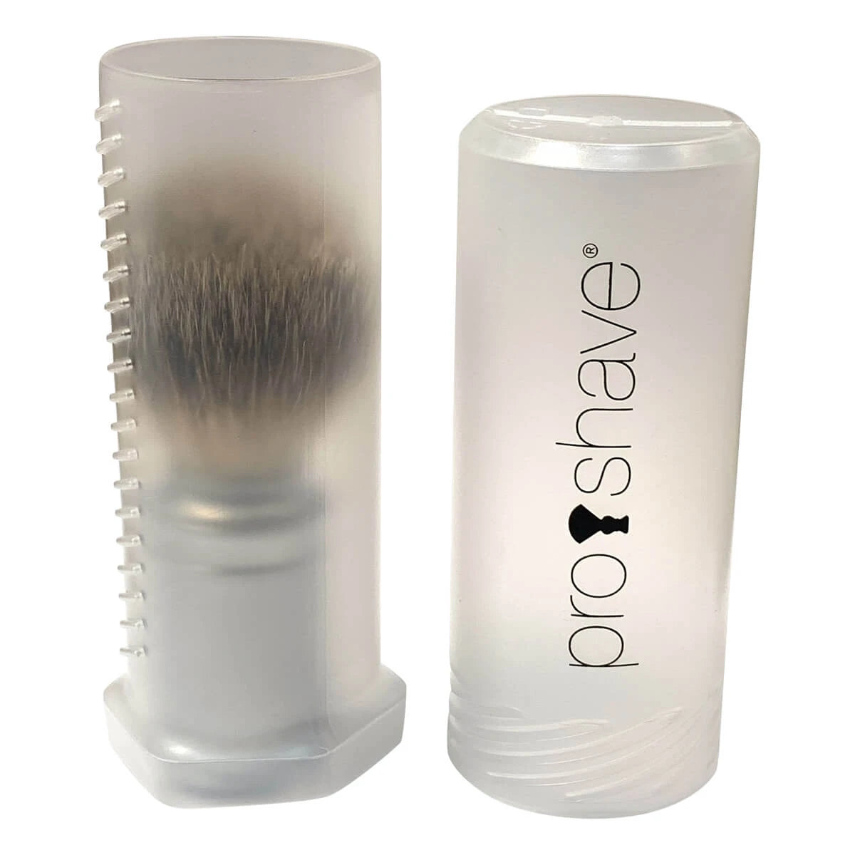 Protective tube for shaving brush, Plastic
