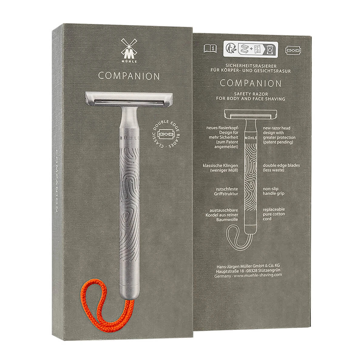 Companion DE razor, Unisex, Coral