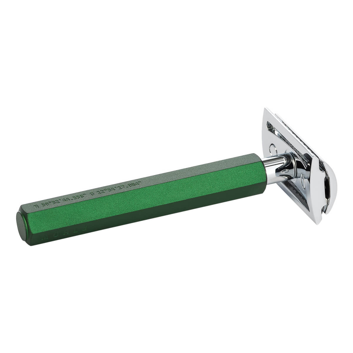 Mark Braun DE razor, Hexagon, Aluminum Forest
