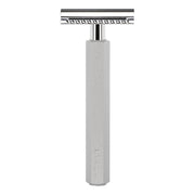 Mark Braun DE razor, Hexagon, Silver Aluminum
