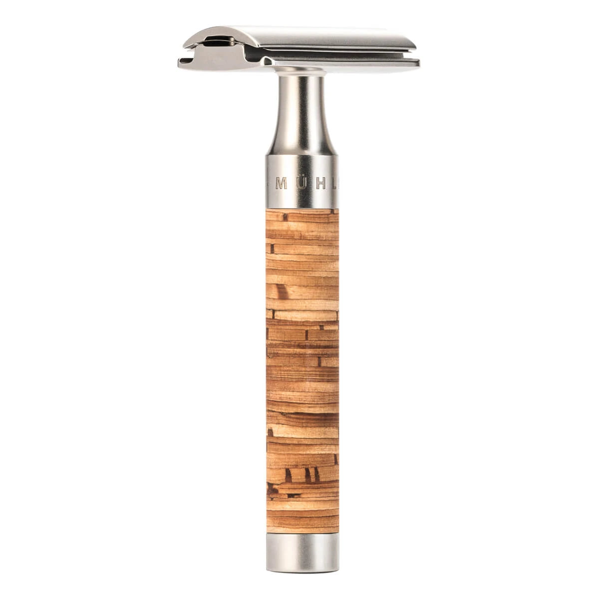 DE razor, Rocca, Stainless steel & Birch bark