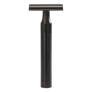 DE razor, Rocca, Black stainless steel