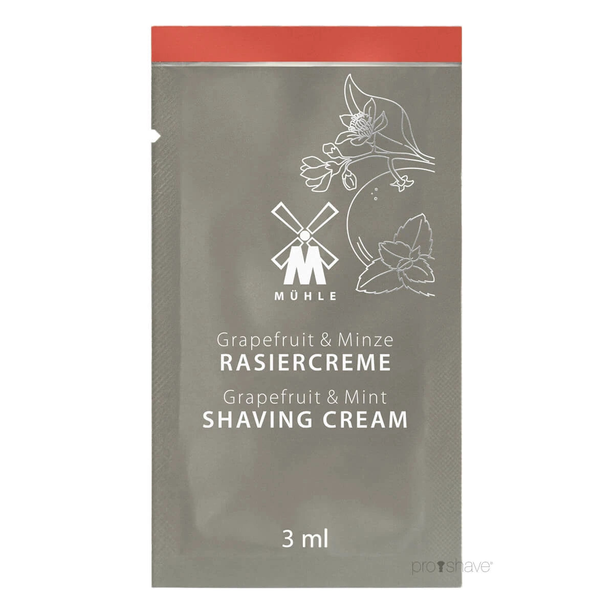 Shaving Cream, Grapefruit & Mint, SAMPLE