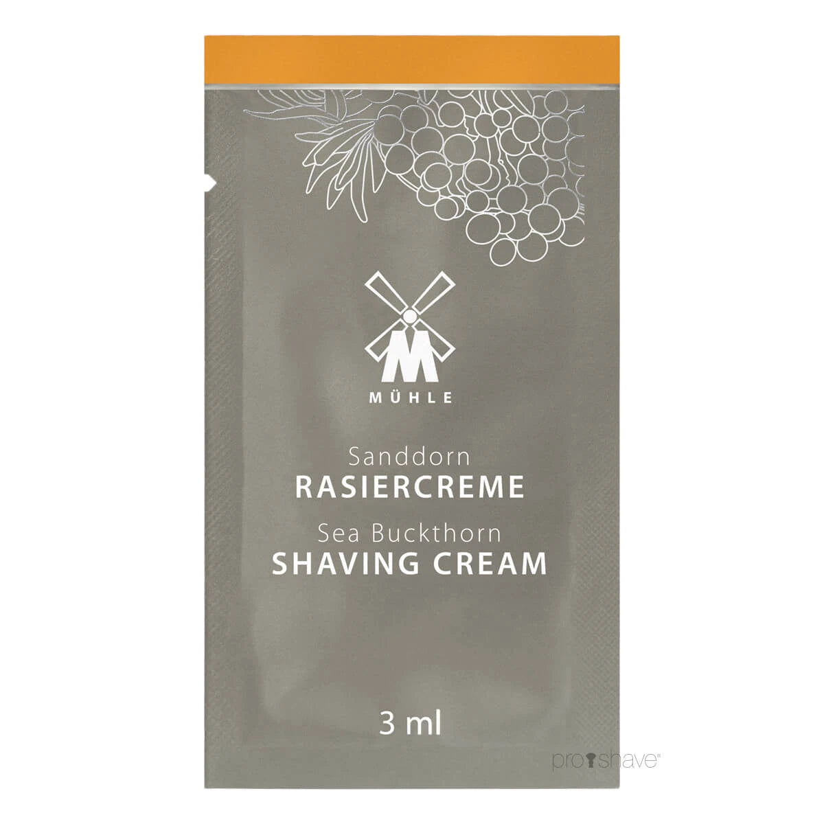 Shaving cream, Sea buckthorn, SAMPLE