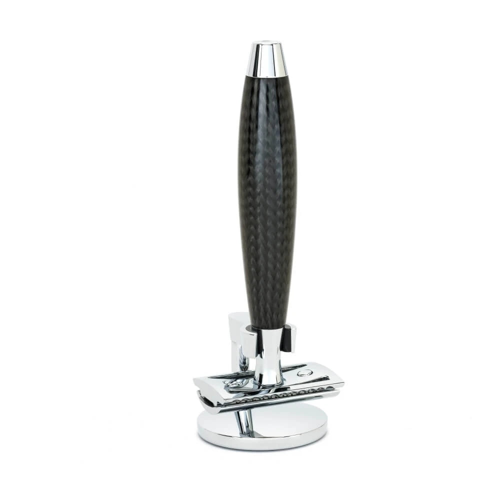 DE razor in Carbon from Mühles Edition No. 1 – Proshave