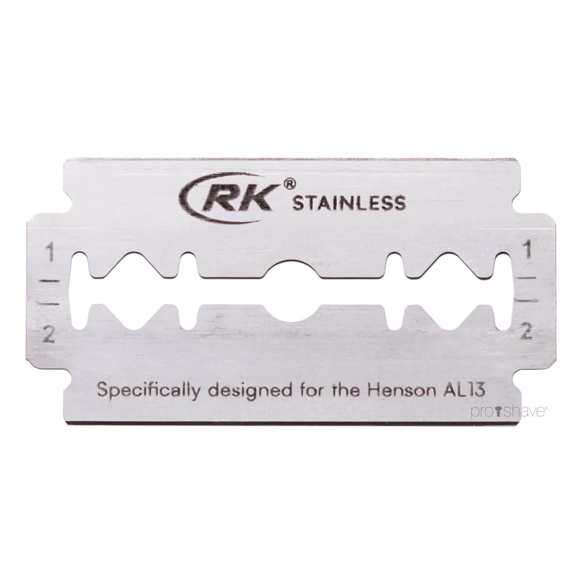 RK Shaving Stainless DE razor blades, 1 bar, 20x5 pcs (100 pcs)
