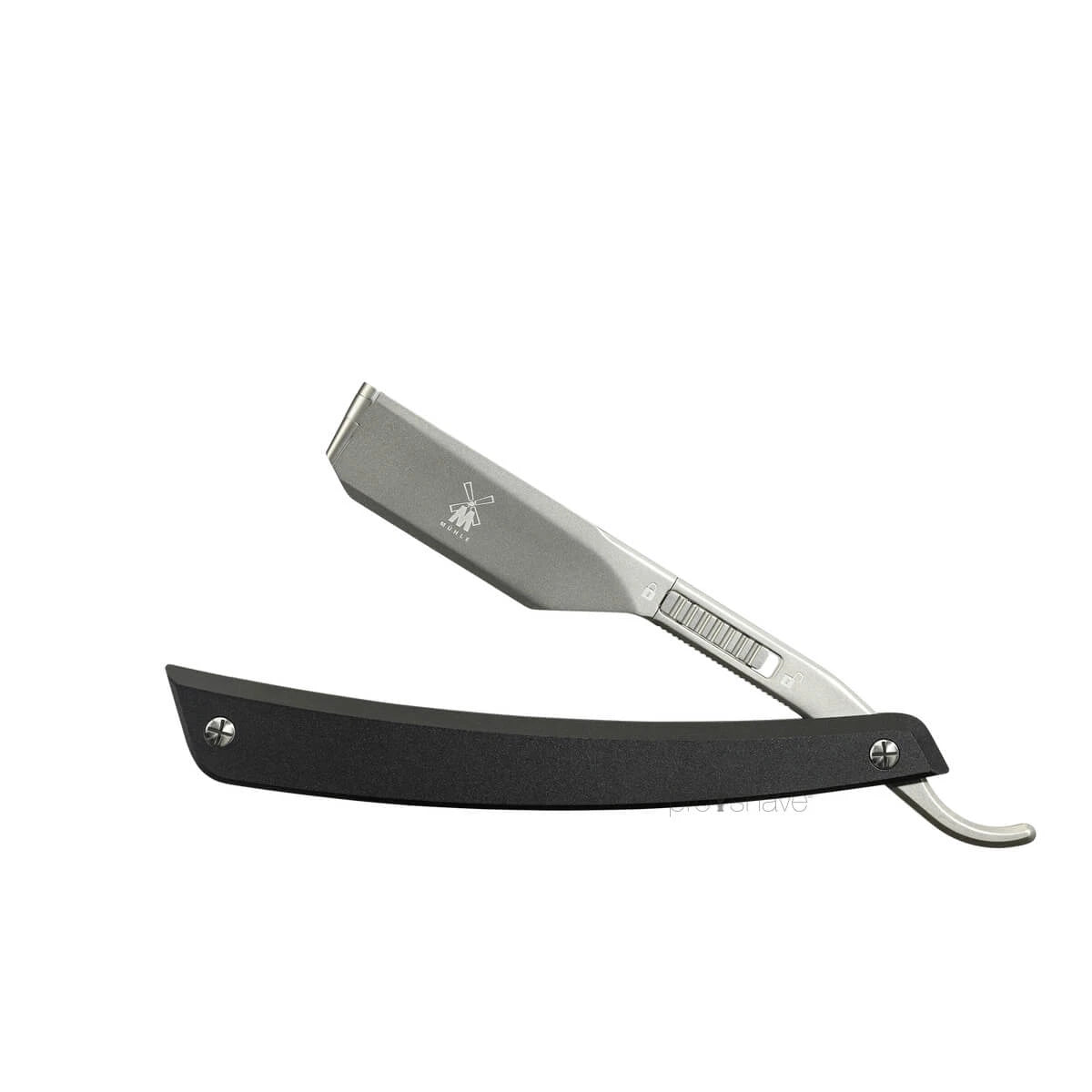 Straight Razor for interchangeable blades, Enthusiast Pro, Black
