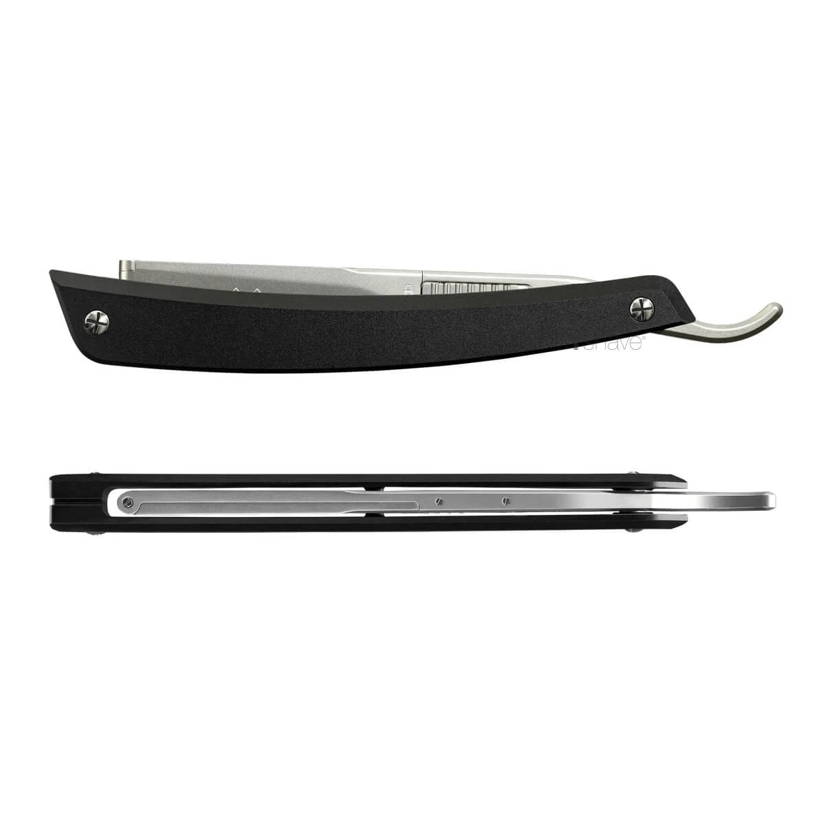 Straight Razor for interchangeable blades, Enthusiast Pro, Black