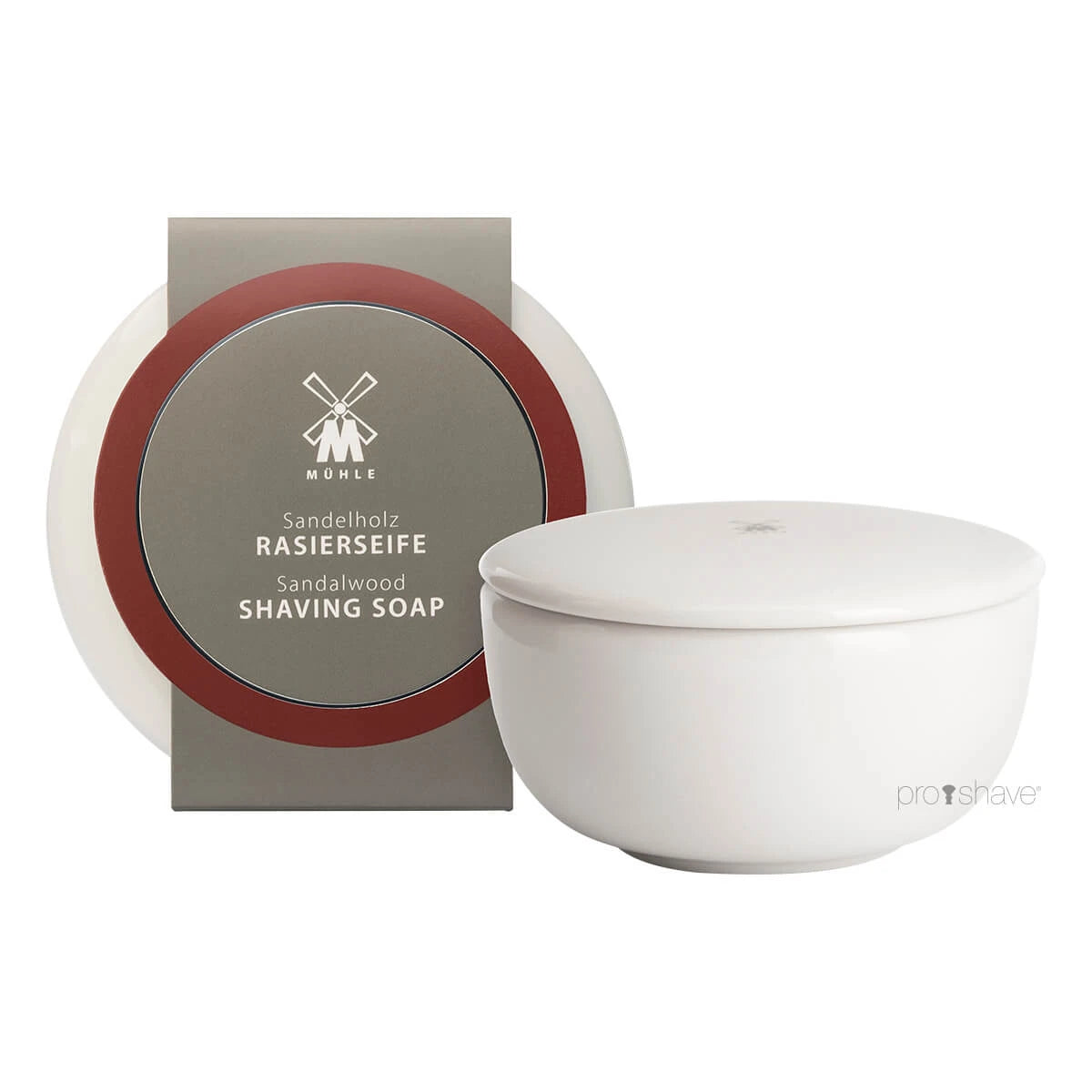 Shaving soap in porcelain bowl, Sandalwood, 65 gr.