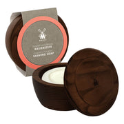Shaving soap in wooden bowl, Grapefruit & Mint, 65 gr.