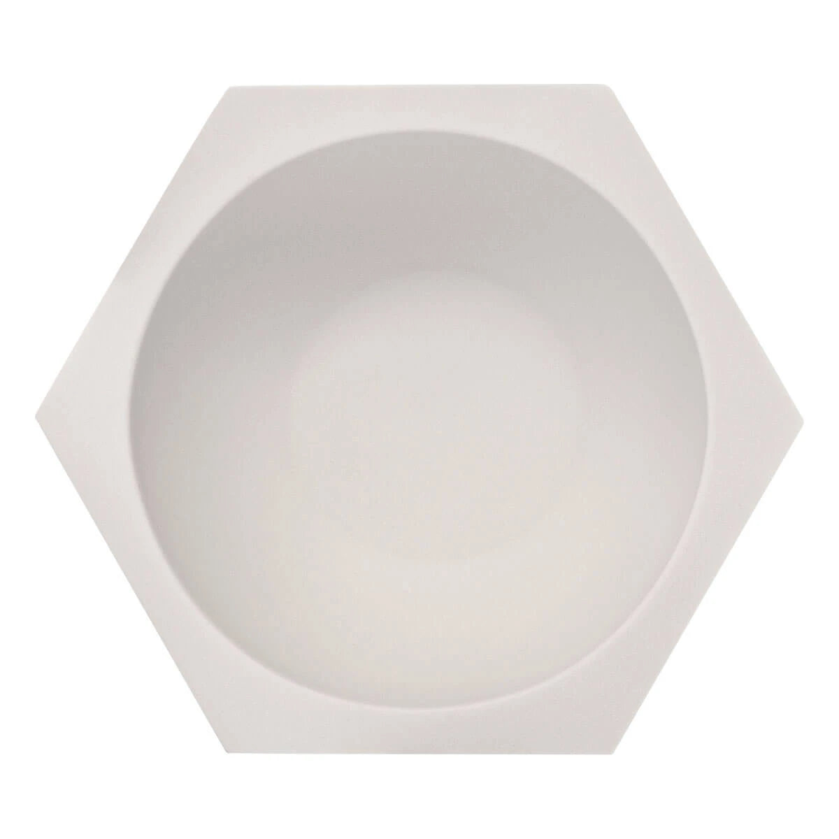 Soap dish, Hexagon, White