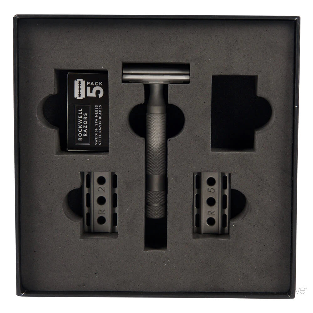 6S Adjustable DE razor, Stainless steel