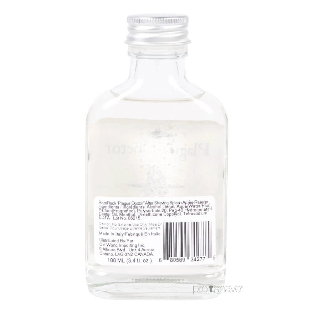 Plague Doctor Aftershave Splash, 100 ml.