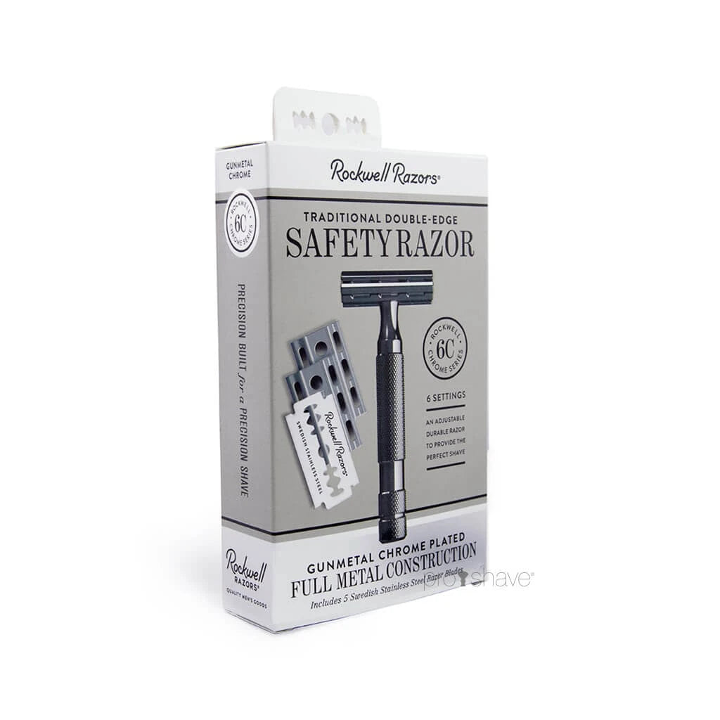 6C Adjustable DE razor, Gunmetal