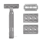 6S Adjustable DE razor, Stainless steel