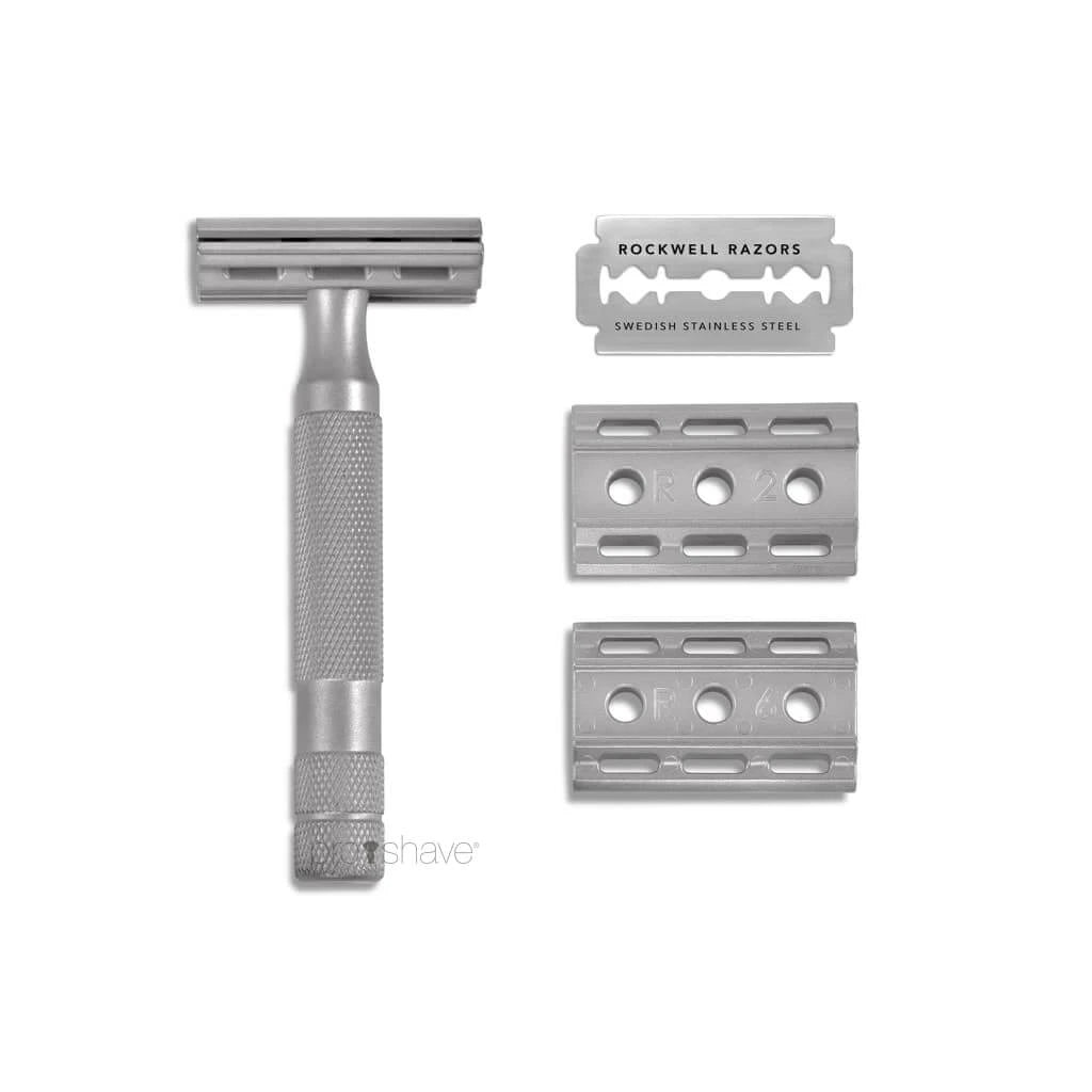 6S Adjustable DE razor, Stainless steel